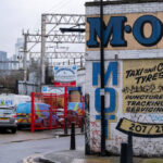 Street scene in Bethnal Green in the East End where in this specific area there are many vehicle garages and MOT centres who do work on black taxis situated in railway arches on 31st January 2025 in London, United Kingdom. (photo by Mike Kemp/In Pictures via Getty Images)